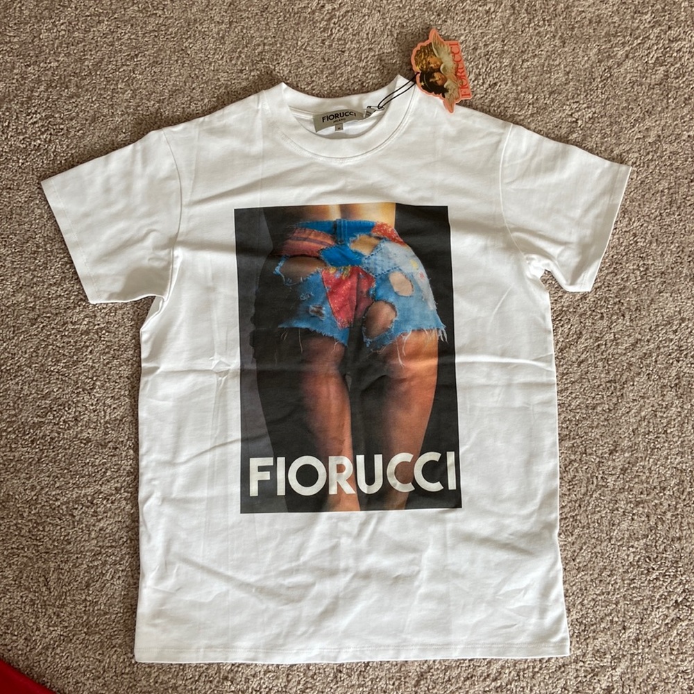 Fiorucci women’s organic cotton tee. Fits S - Picture 6 of 13